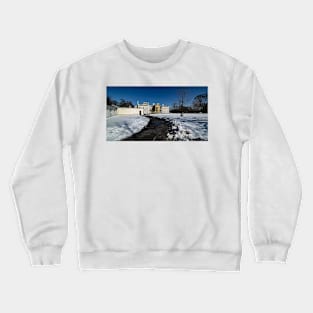 Dundurn Castle after a snow Crewneck Sweatshirt